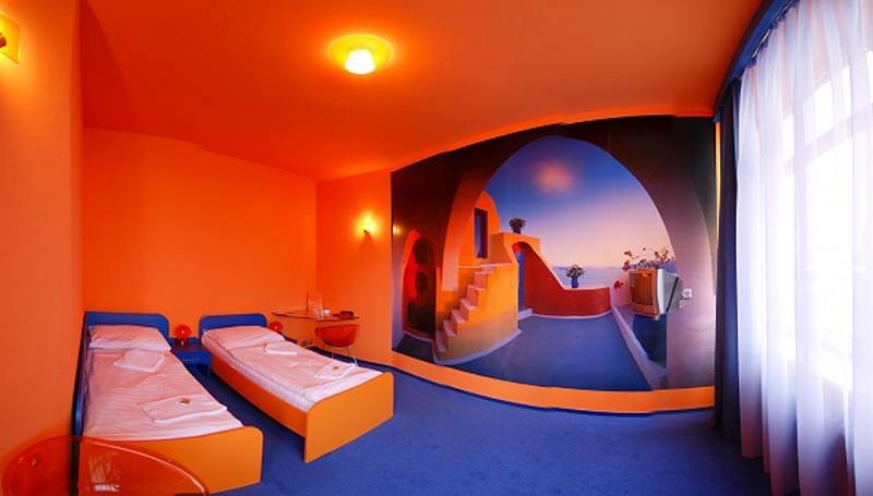 Standard room Hote Liberec - Blue & Orange