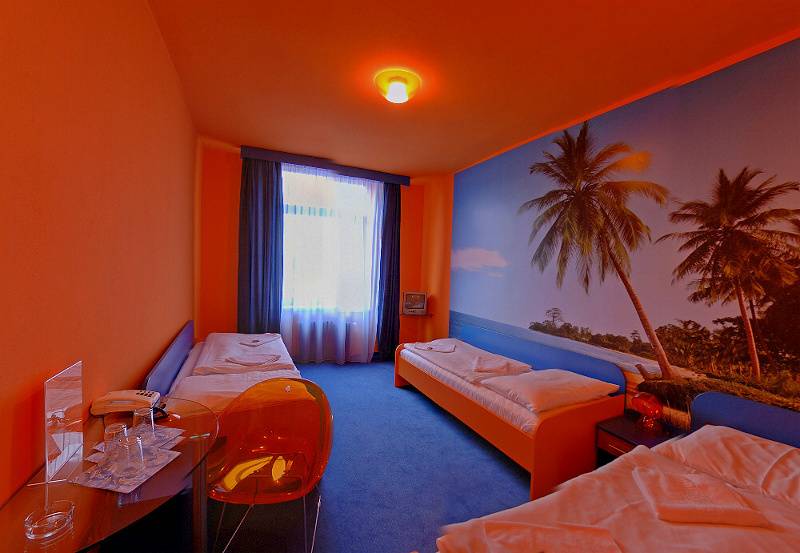 Standard room Hote Liberec - Blue & Orange